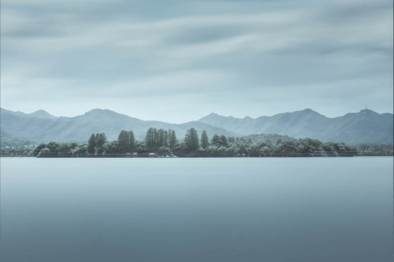 湖光山色 宁静致远  西湖图片