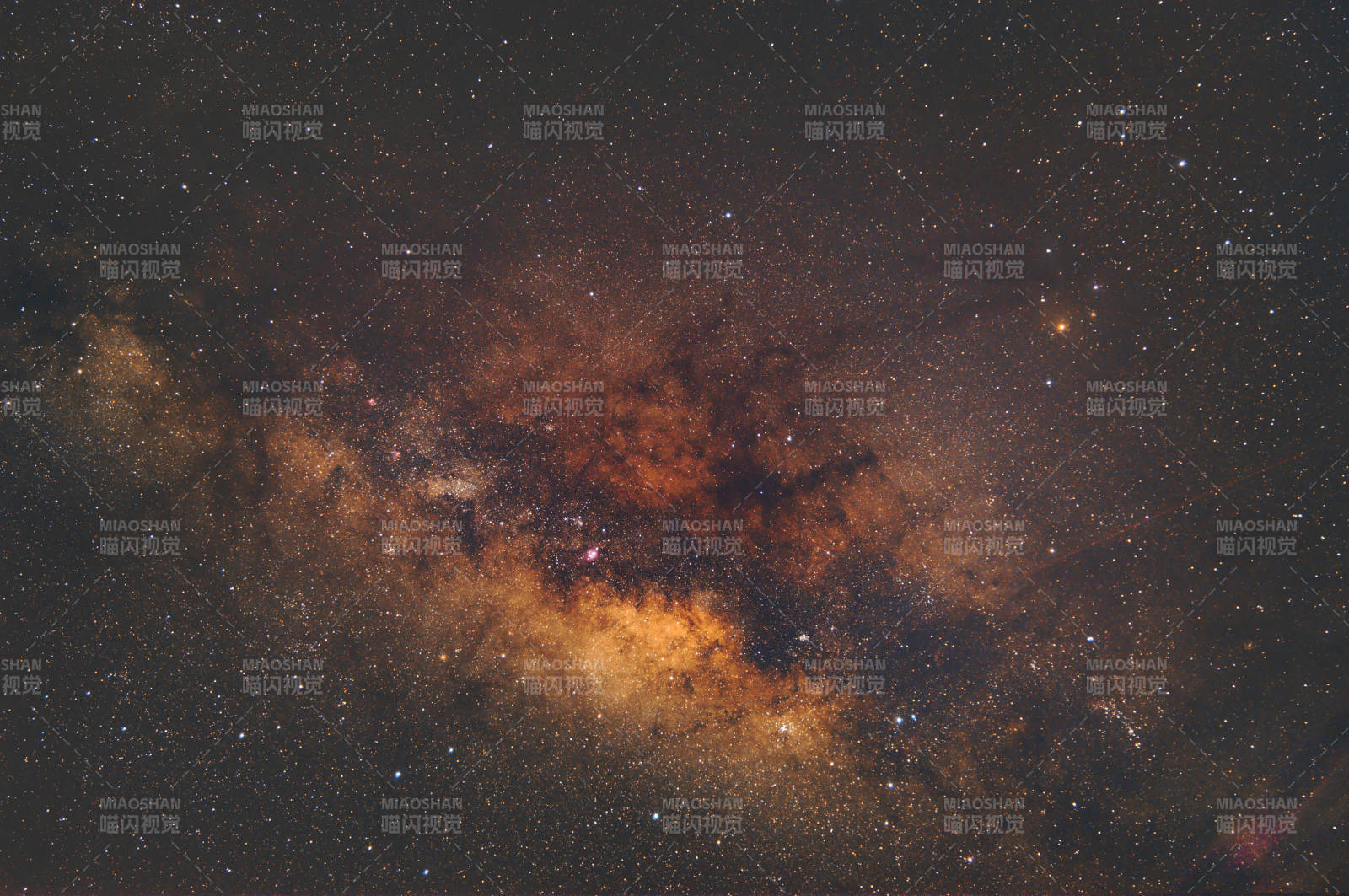 银河星空的壮丽景象图片