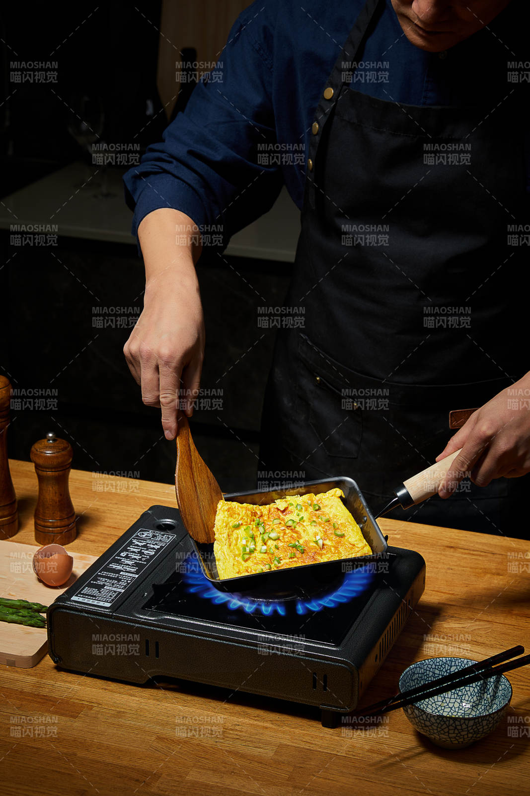 煎蛋料理 厨房艺术展现图片