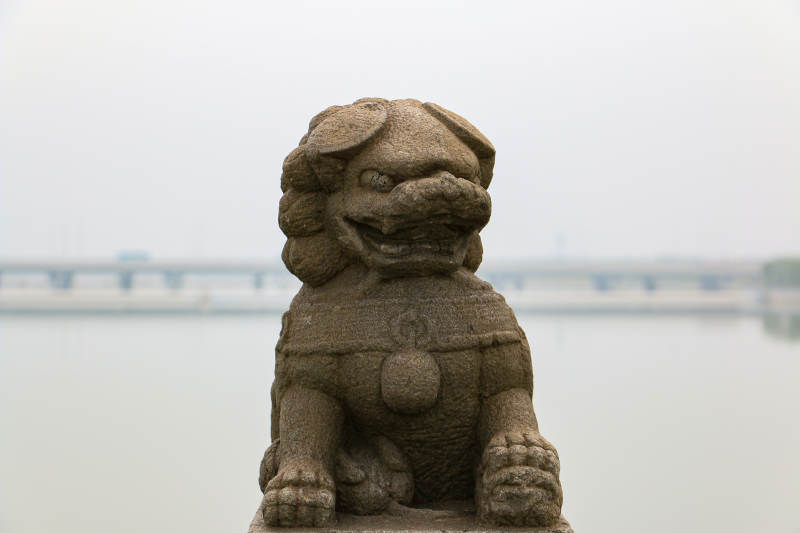 卢沟桥石狮图片