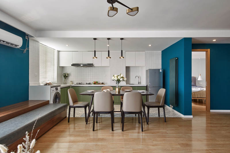 现代简约厨房餐厅设计图片