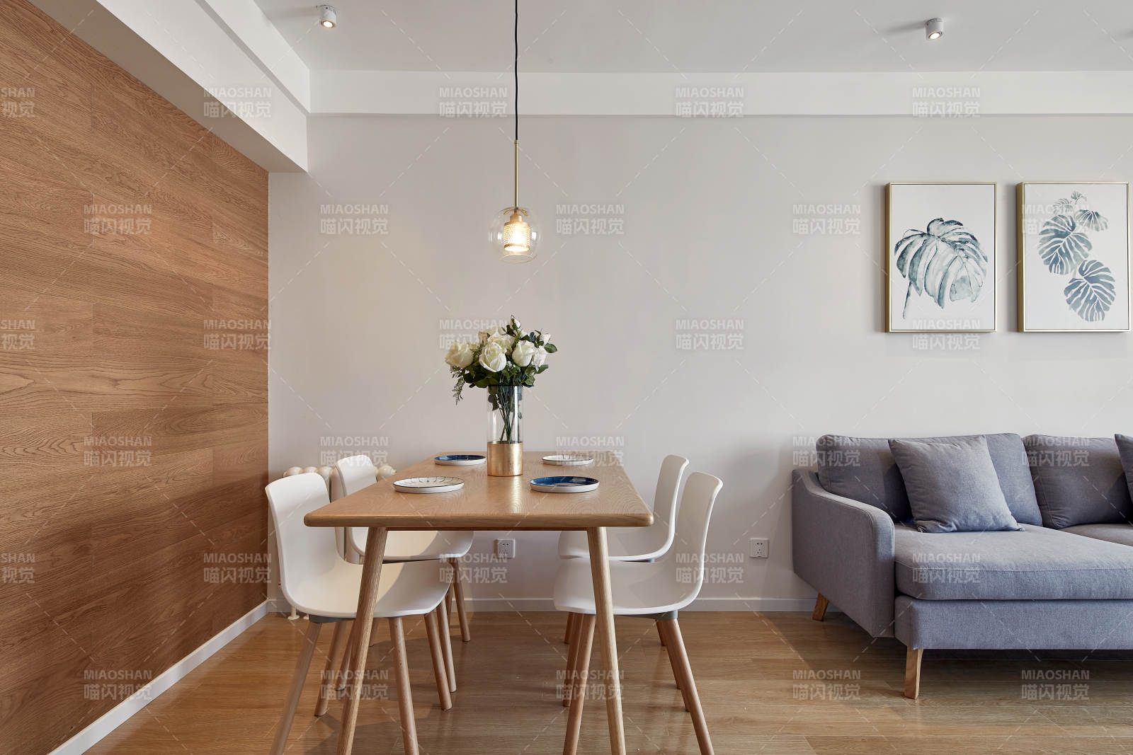 简约现代餐厅客厅设计图片