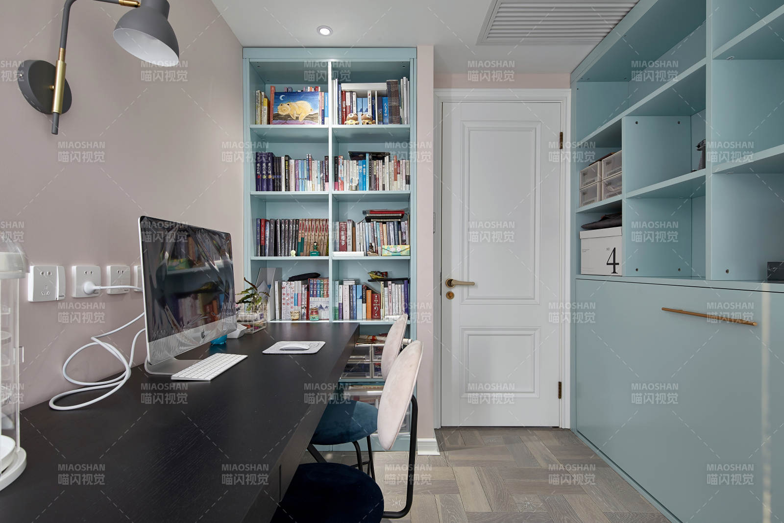 简约书房设计实景图片