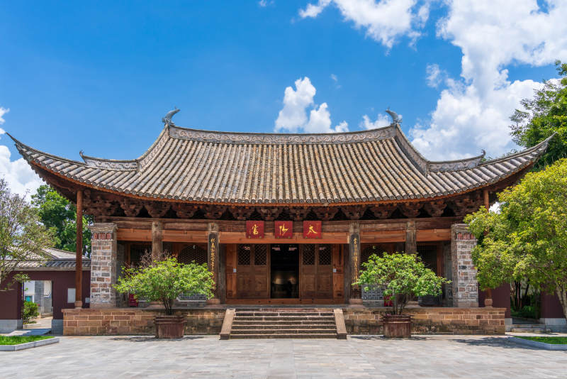 云南大理巍山古城太阳宫图片