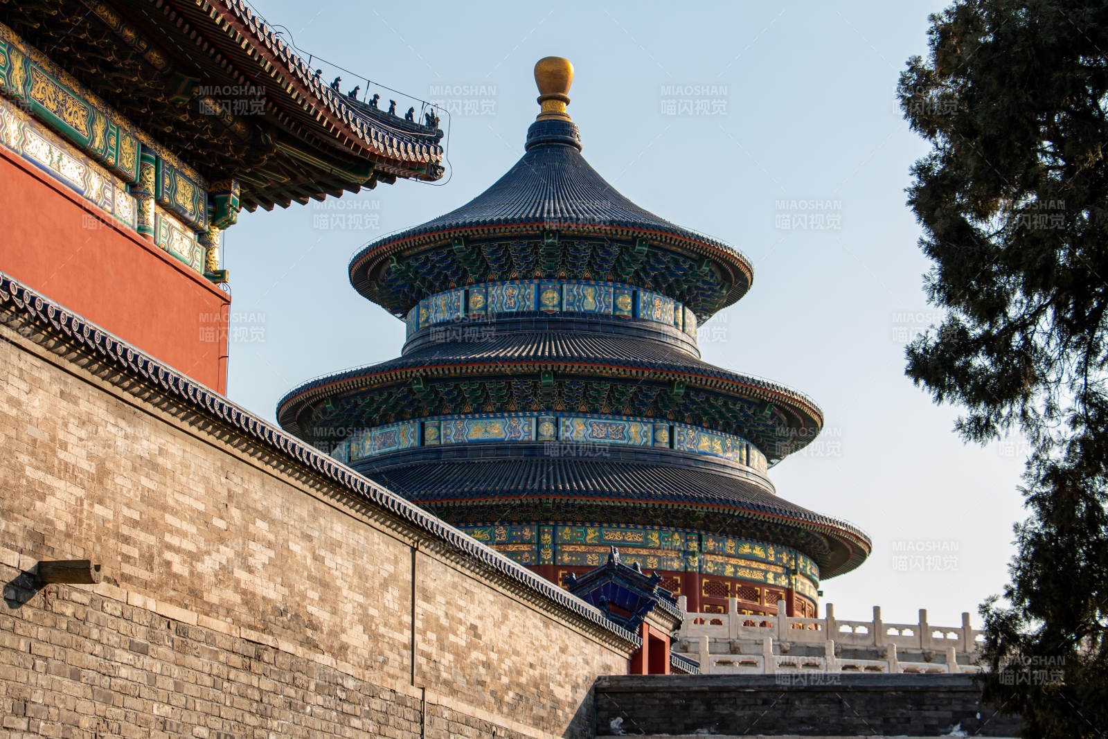 天坛祈年殿古建筑风光图片
