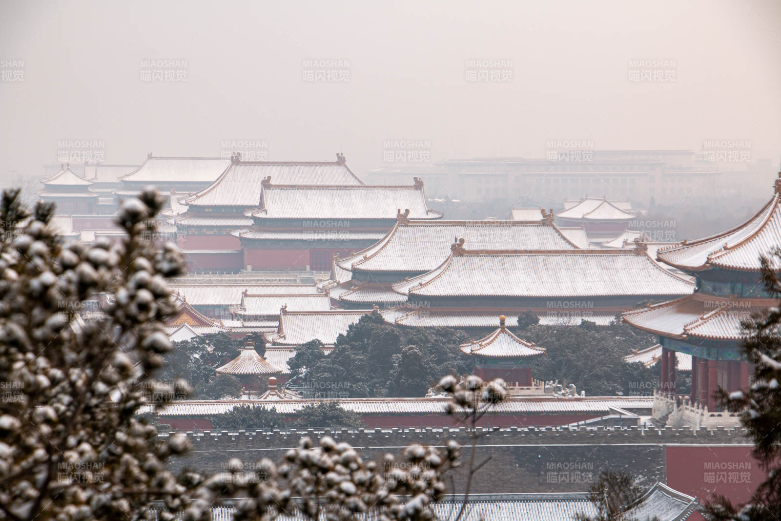 雪后故宫 古韵悠然图片