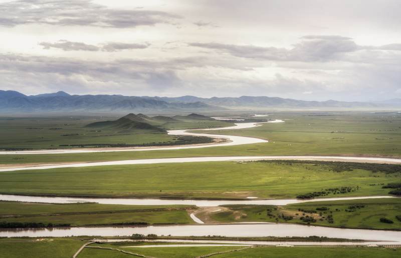 九曲黄河第一弯图片
