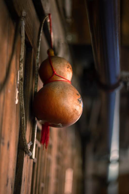 悬挂的葫芦装饰品图片