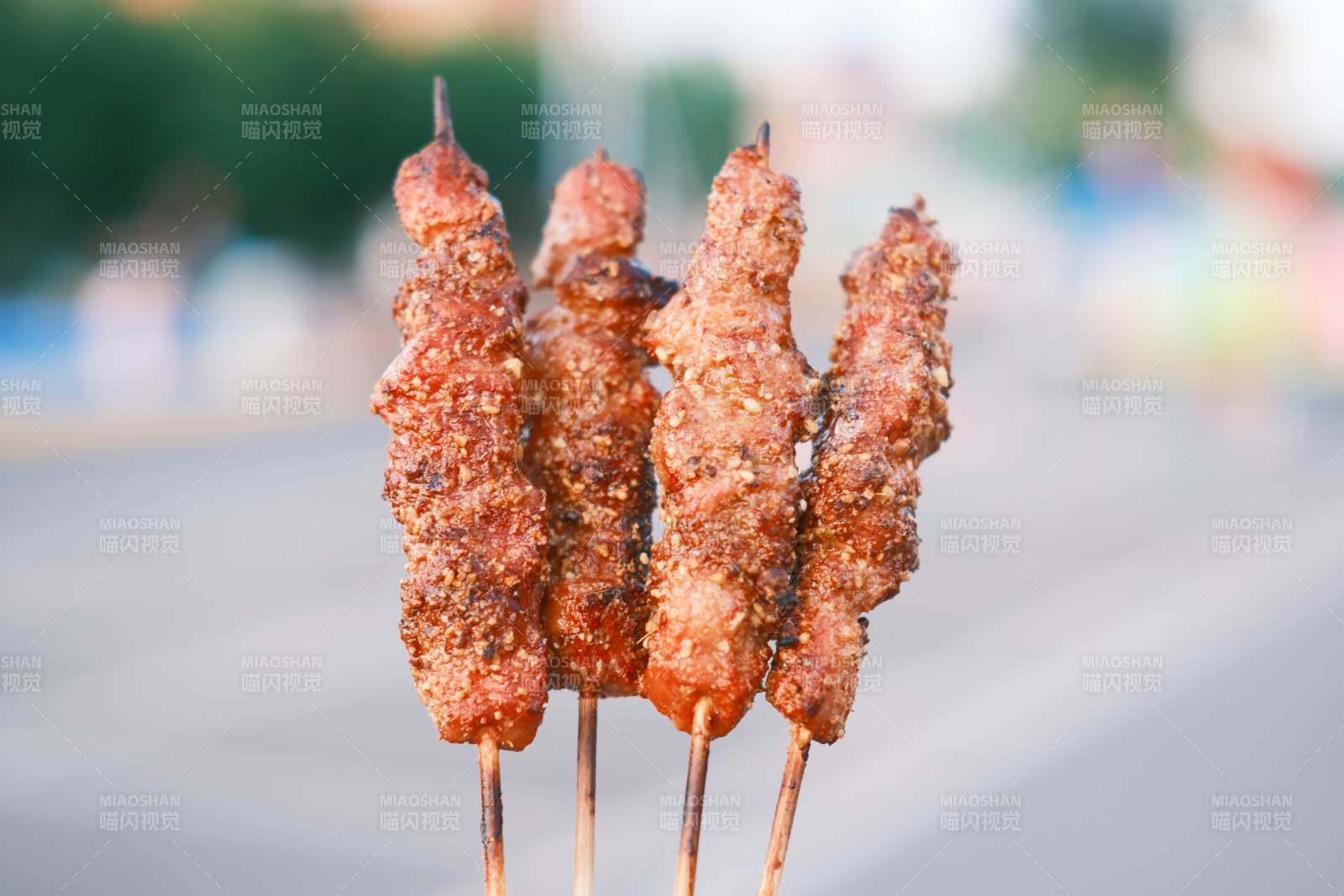 美味烤串 街头小吃图片