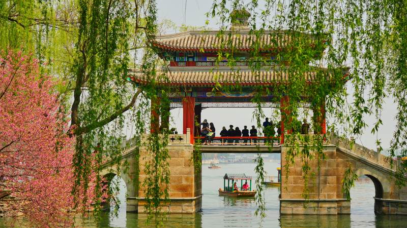 颐和园豳风桥图片