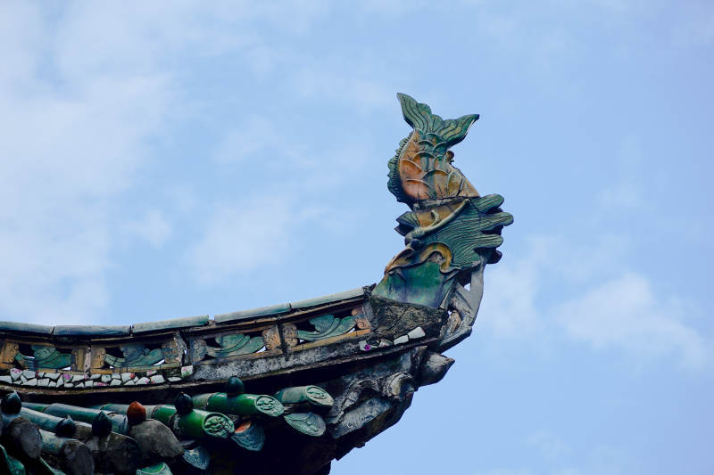 古建筑飞檐翘角细节图图片