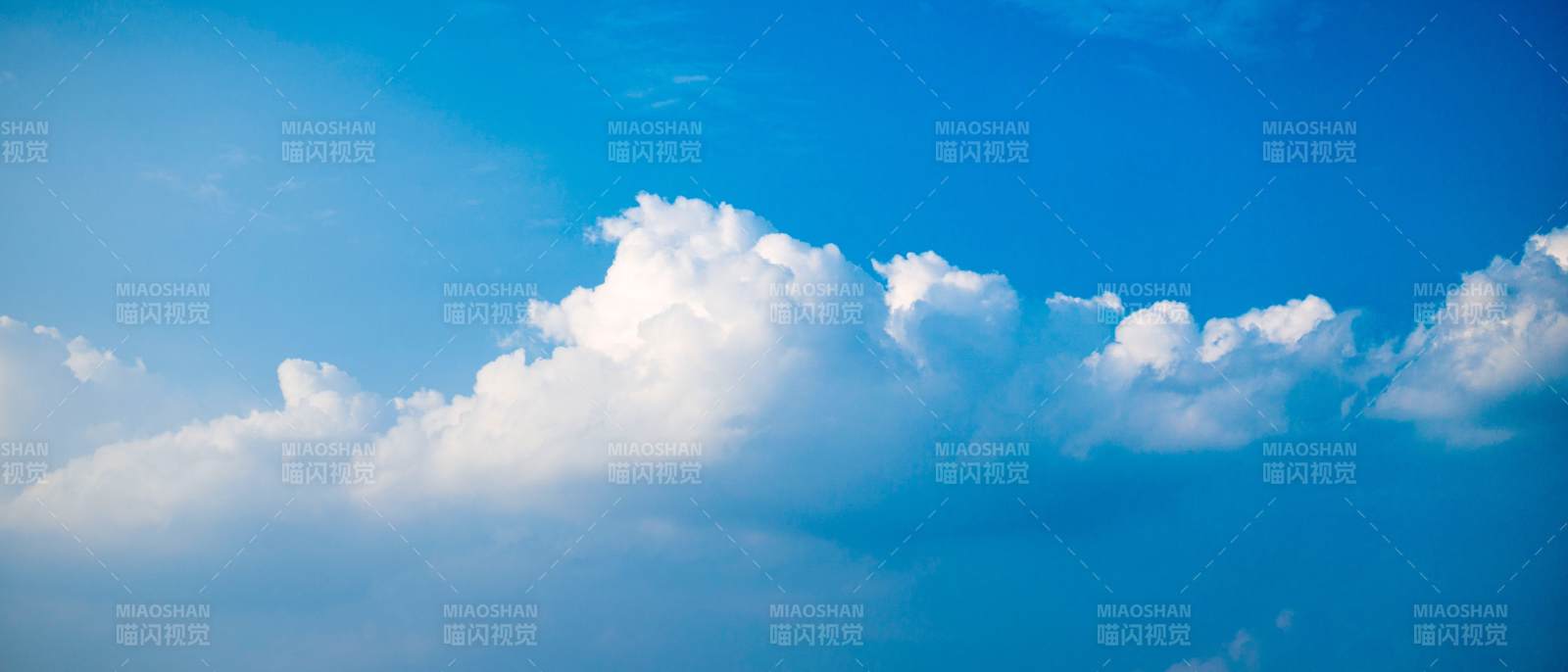 蓝天白云 晴空万里图片