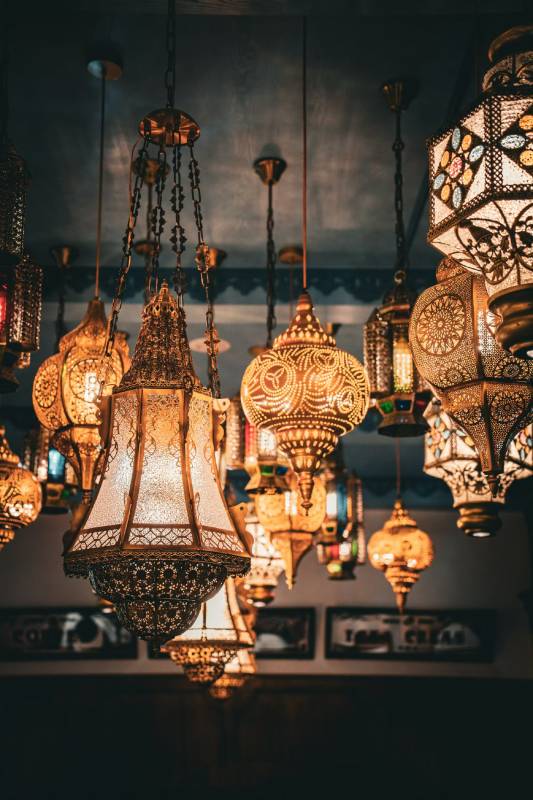 华丽的中东风格吊灯图片