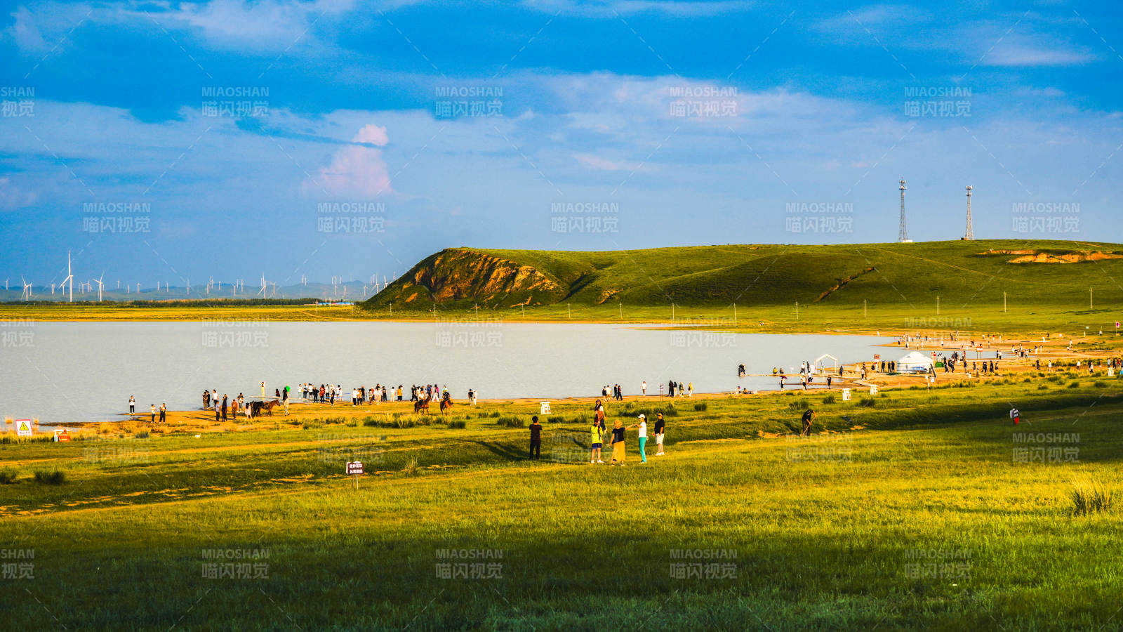 内蒙古太仆寺旗牛奶湖风光无限好图片