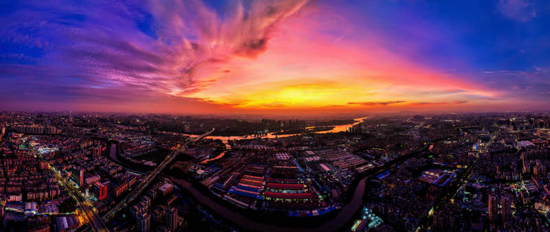 城市夜景 灯火辉煌的都市图片