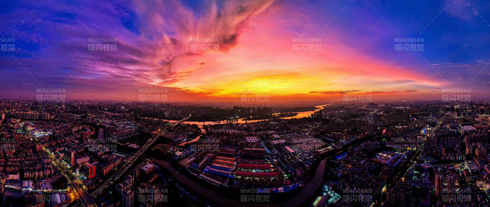 城市夜景 灯火辉煌的都市图片
