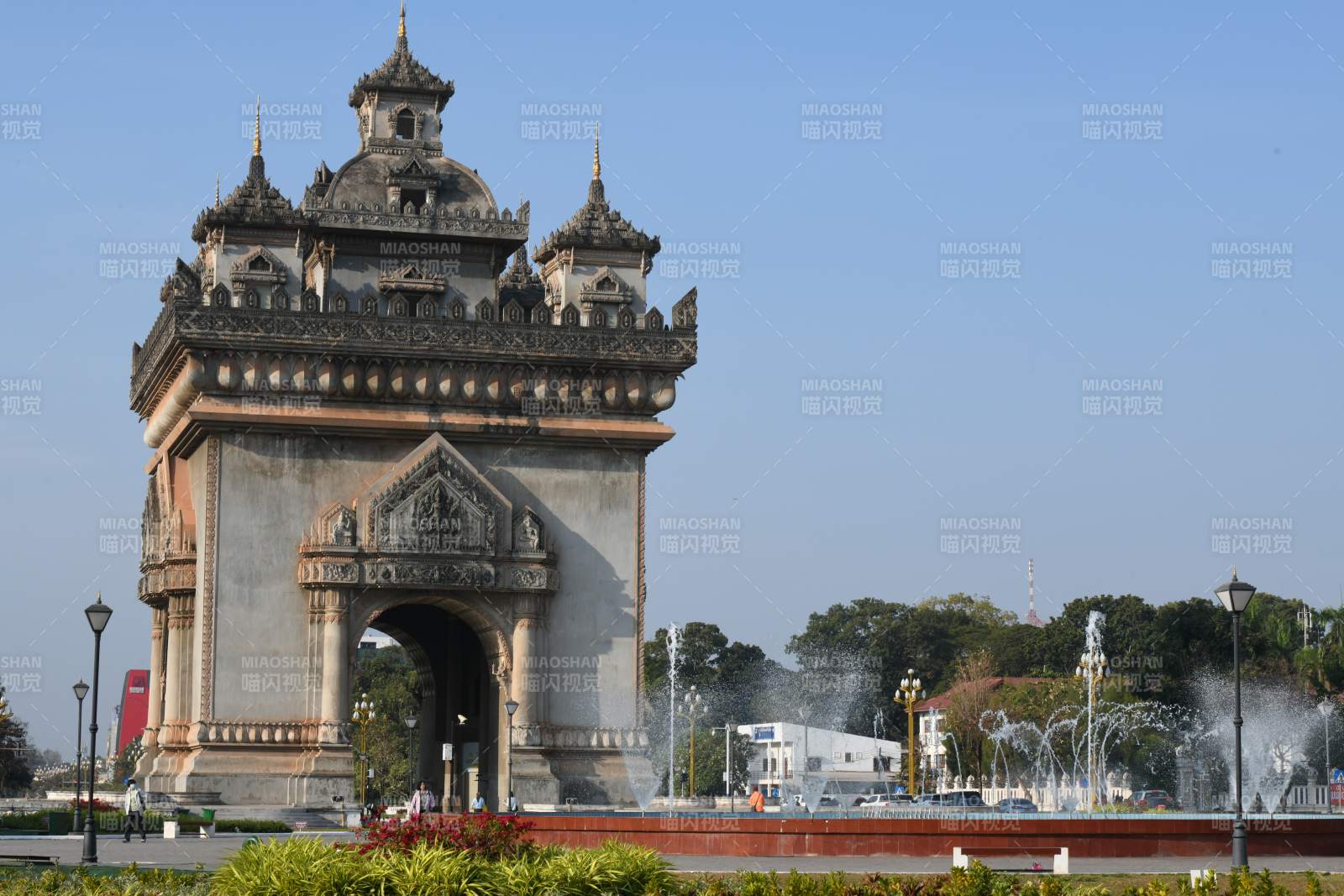 老挝万象凯旋门图片