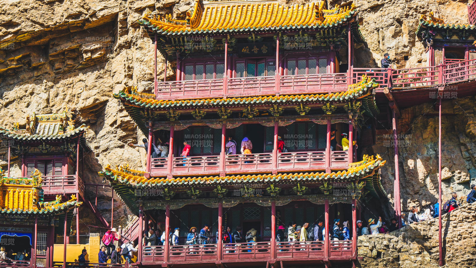  山西大同恒山悬空寺图片