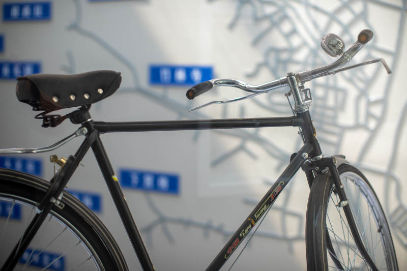 复古自行车静谧展示图片