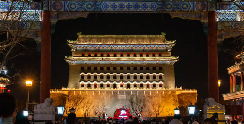 北京正阳门箭楼图片