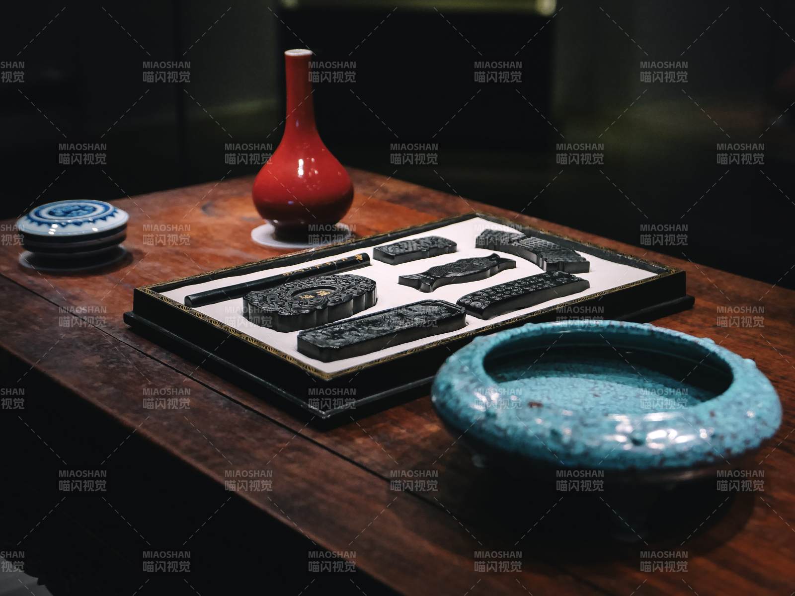 古雅书房 文房四宝静谧景图片