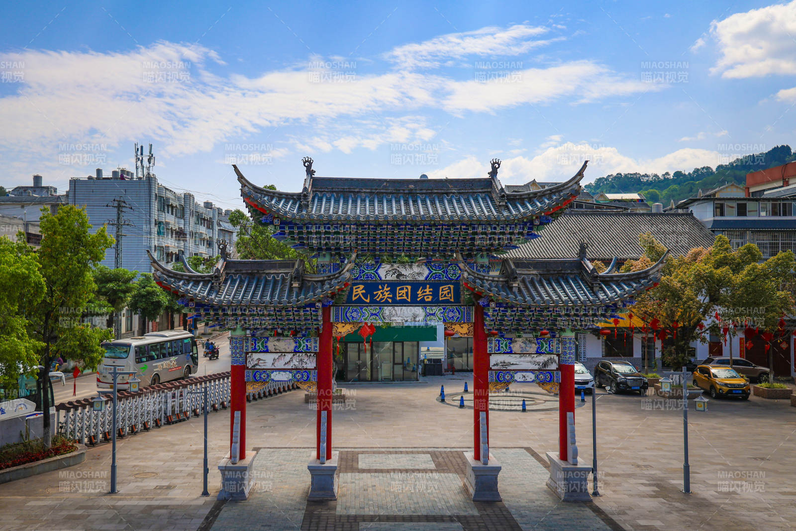 宁洱民族团结广场图片