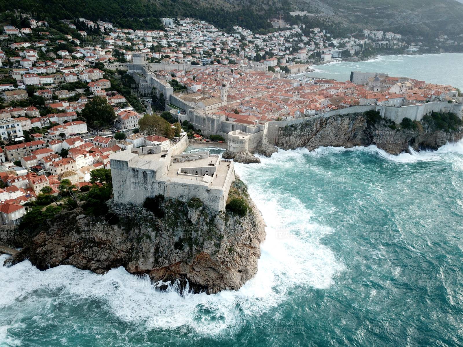 杜布罗夫尼克古城海岸风光图片