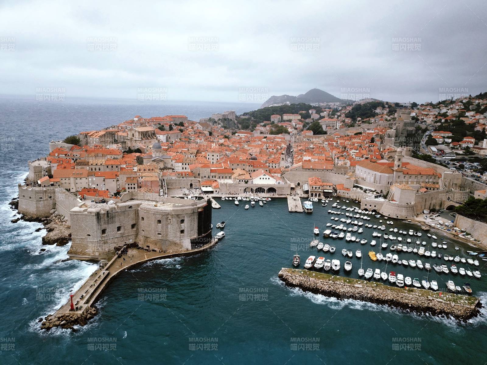 杜布罗夫尼克古城风光图片