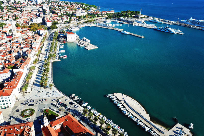 克罗地亚达尔马提亚海岸线图片