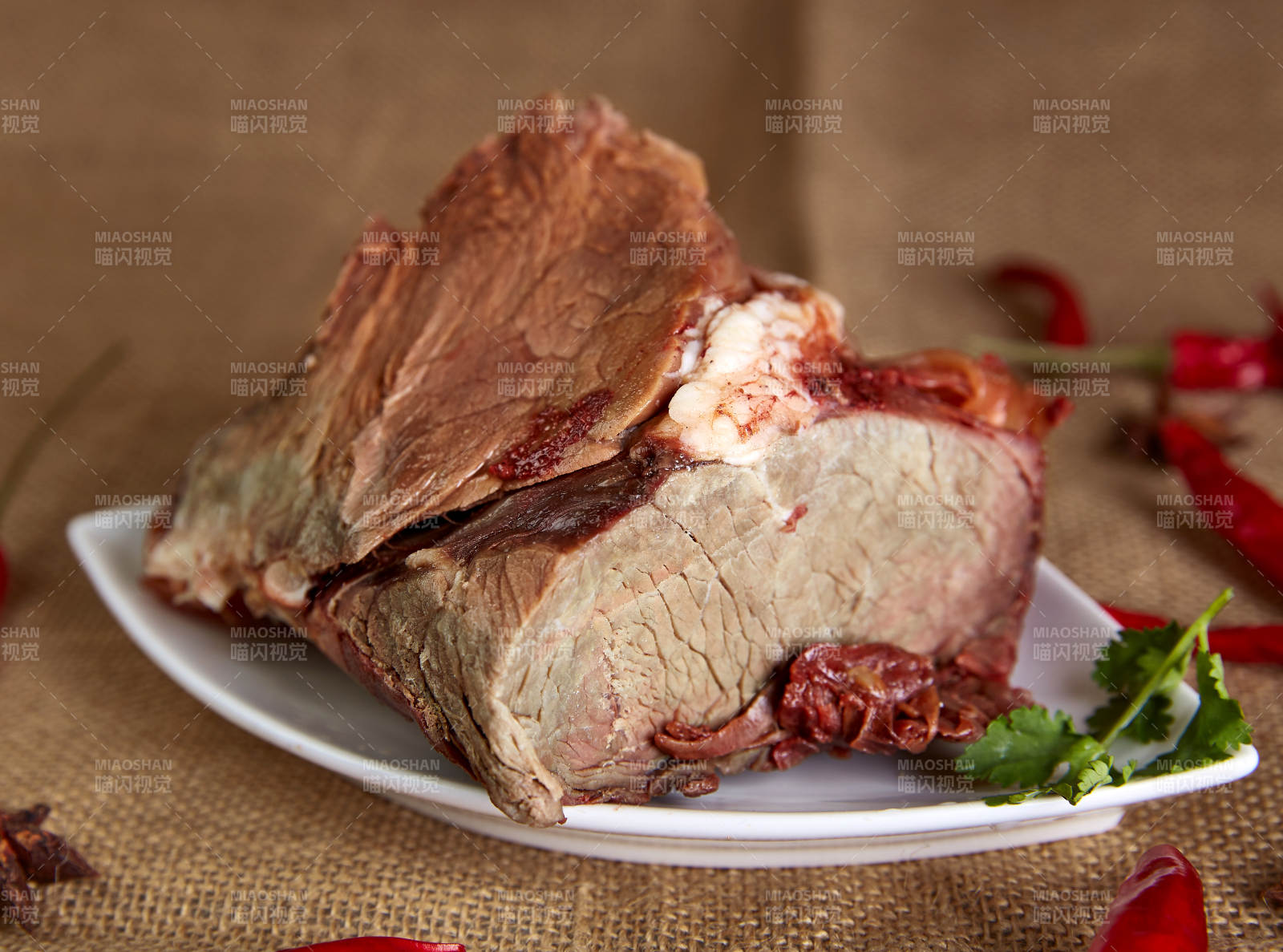 香辣酱牛肉 美味佳肴图片