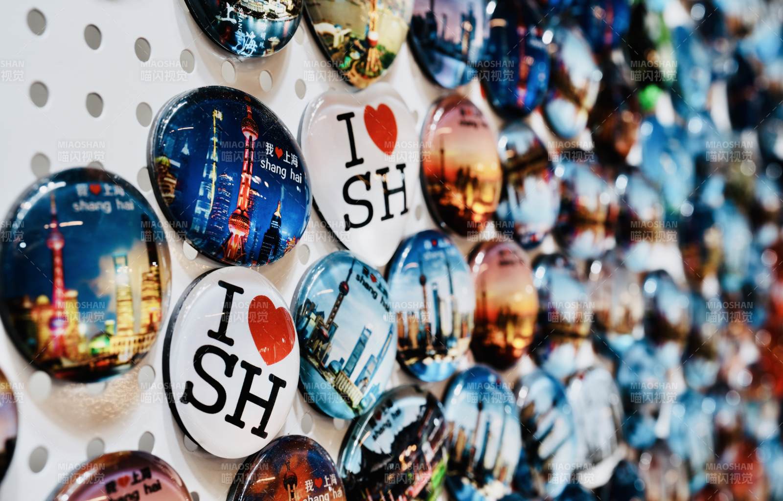 上海纪念品磁贴墙图片