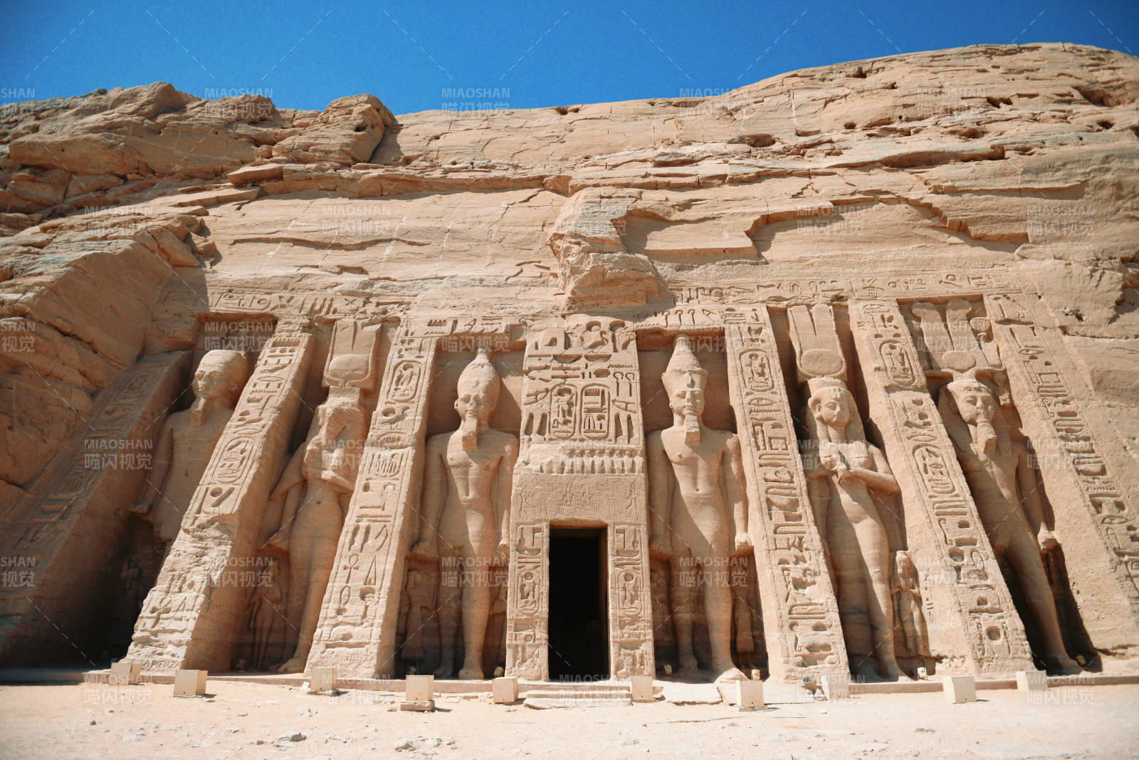 埃及阿布辛拜勒神庙图片