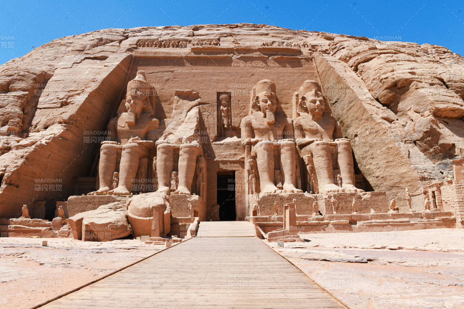 埃及阿布辛拜勒神庙图片