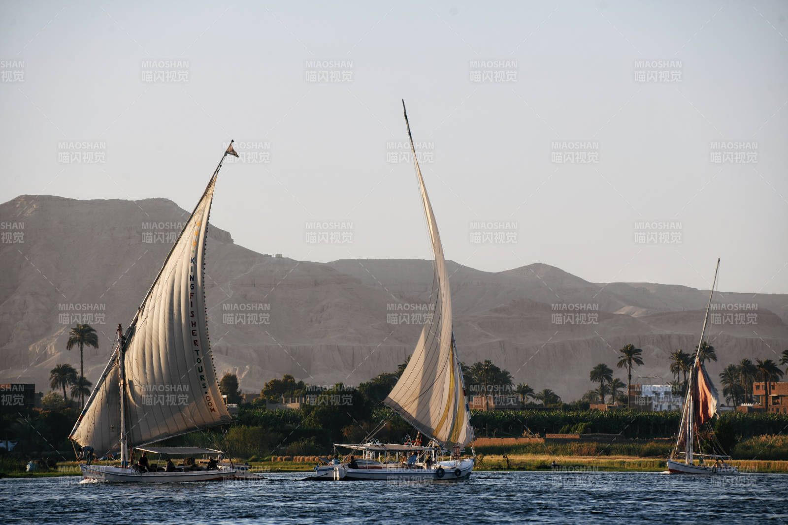 尼罗河上的帆船之旅图片