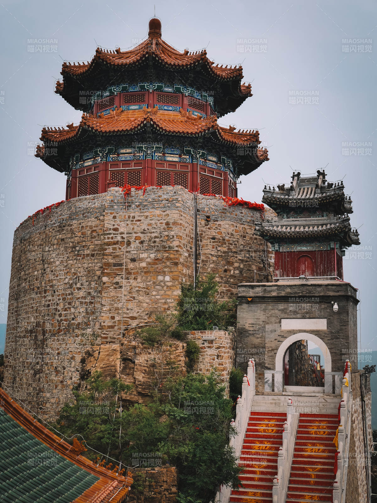 北京丫髻山玉皇阁图片