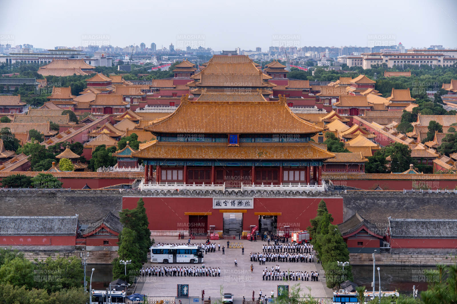 故宫博物院全景图图片