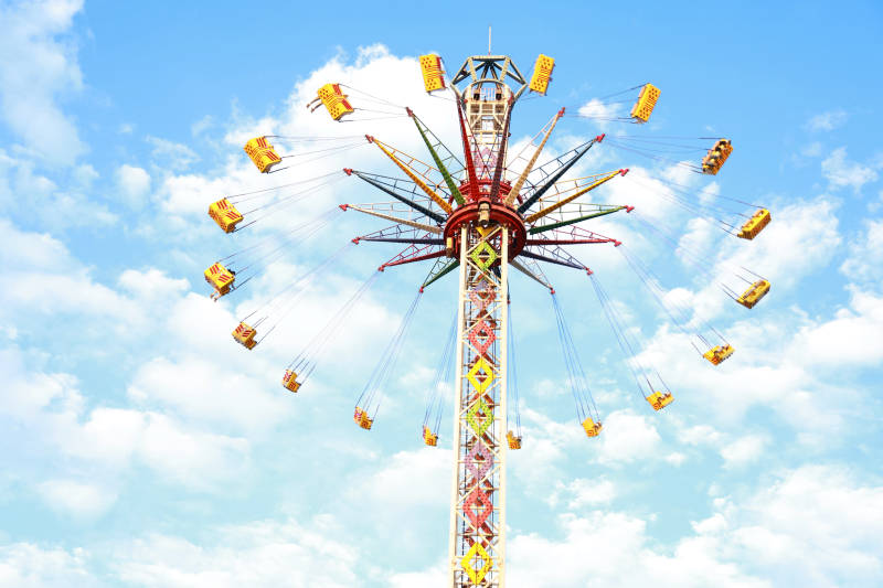 旋转飞椅游乐设施图片