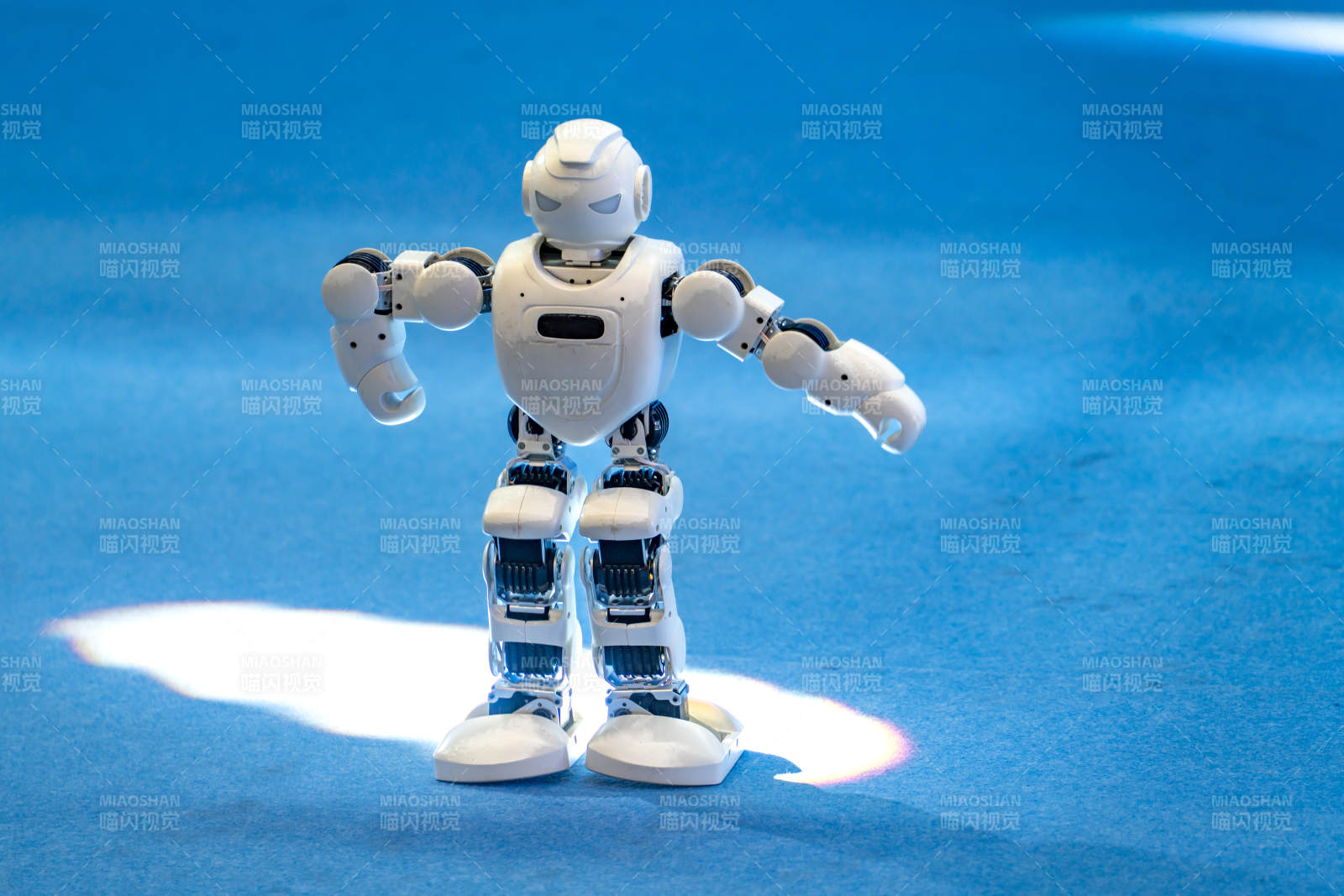 小型机器人站立姿态展示图片