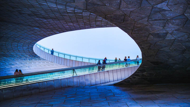 太原植物园时光电梯图片