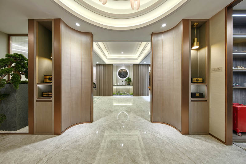 现代简约酒店大堂设计图片