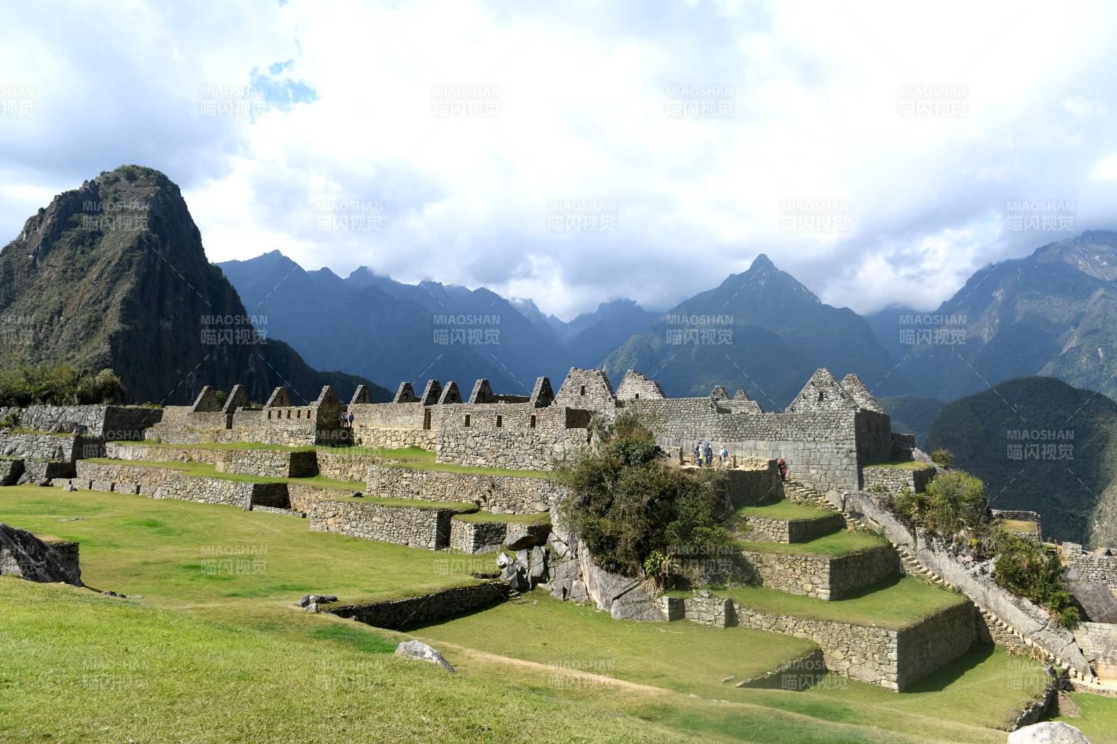马丘比丘的古老石砌建筑图片