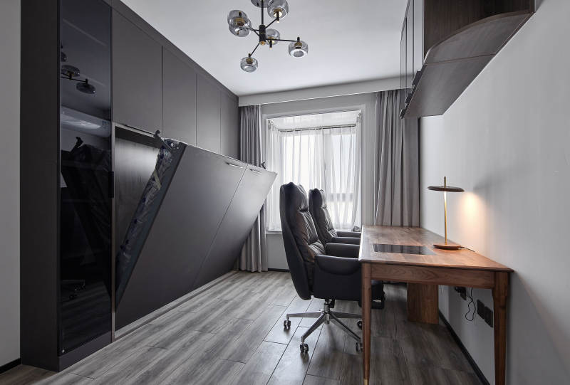 现代简约书房设计图片