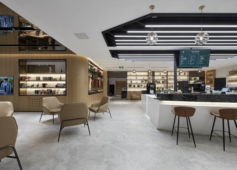 现代简约咖啡厅设计图片