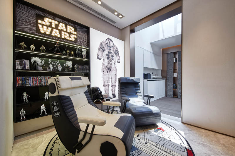 星战主题家庭影院室图片