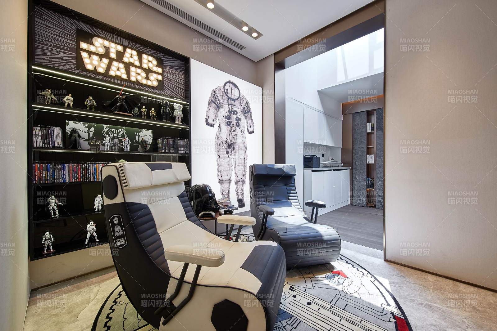星战主题家庭影院室图片