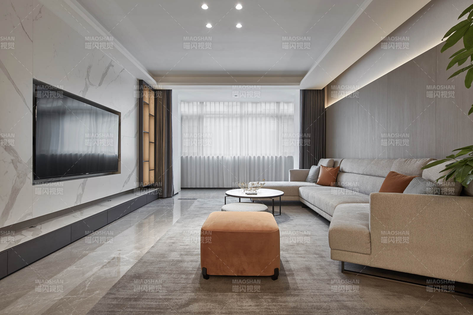 现代简约客厅设计图片