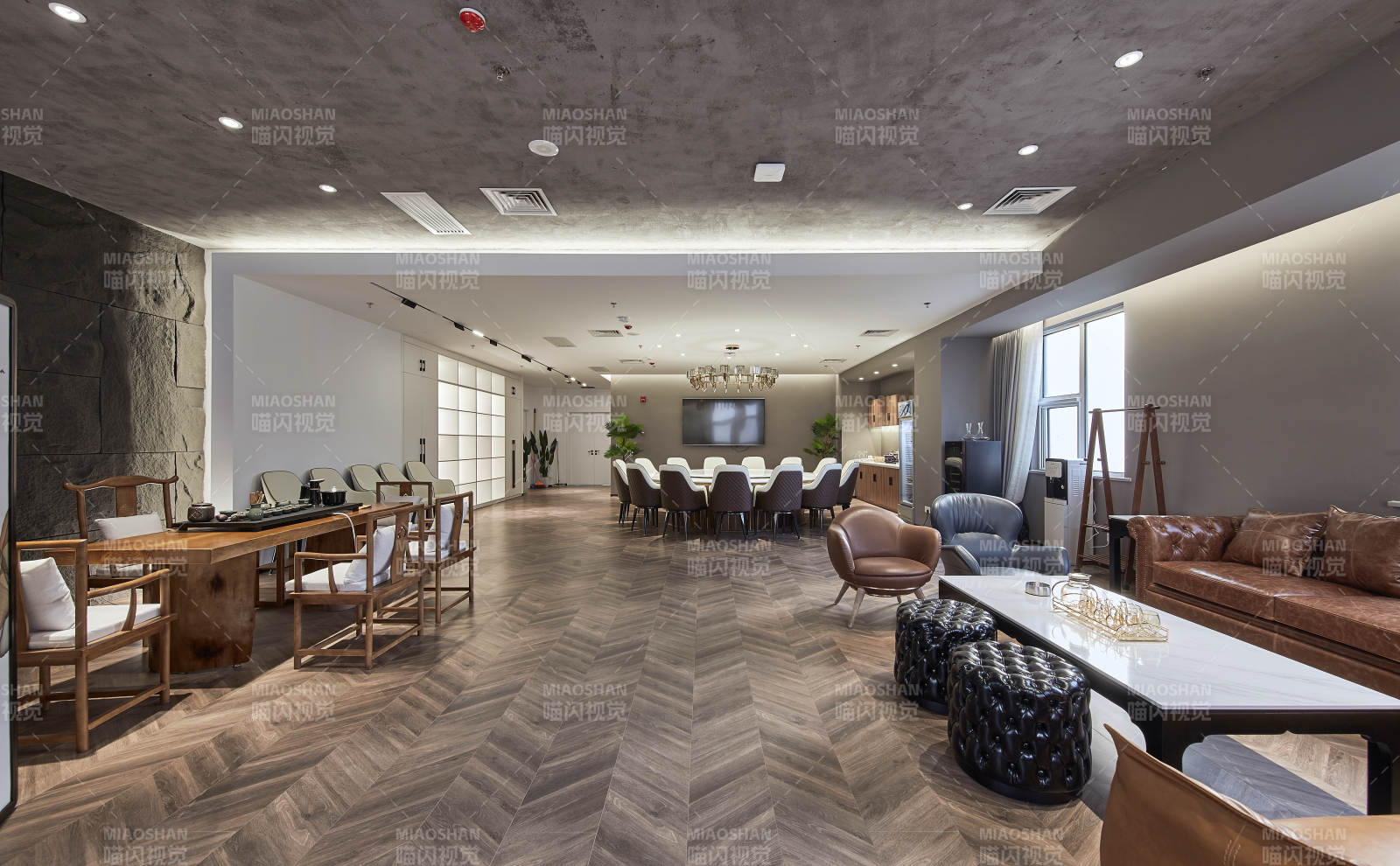 现代简约风格会议室设计图片