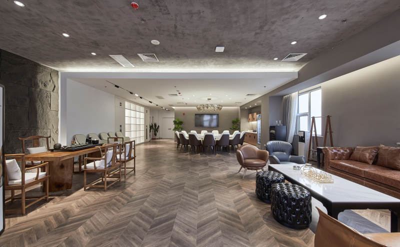 现代简约风格会议室设计图片