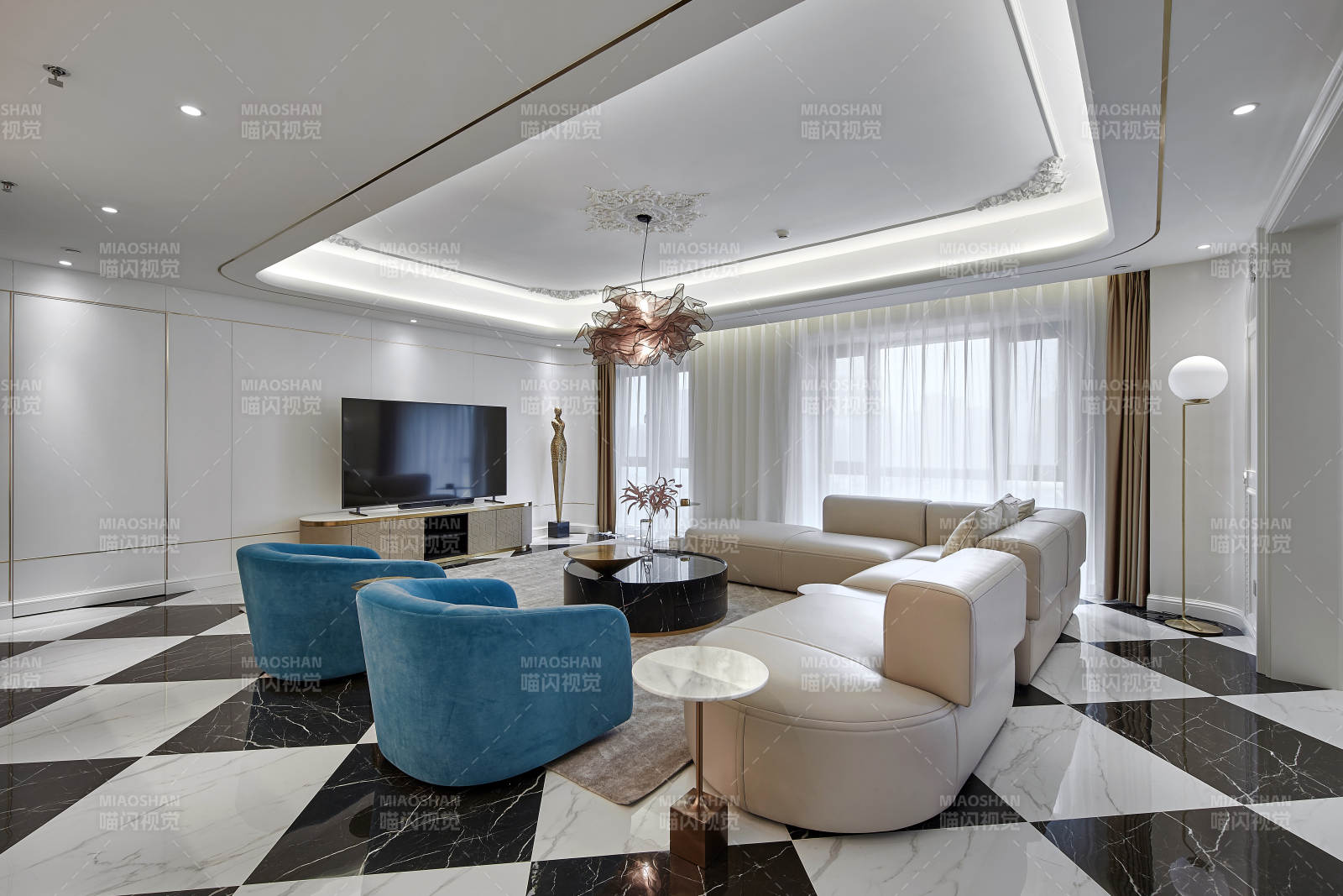 现代简约客厅设计图片