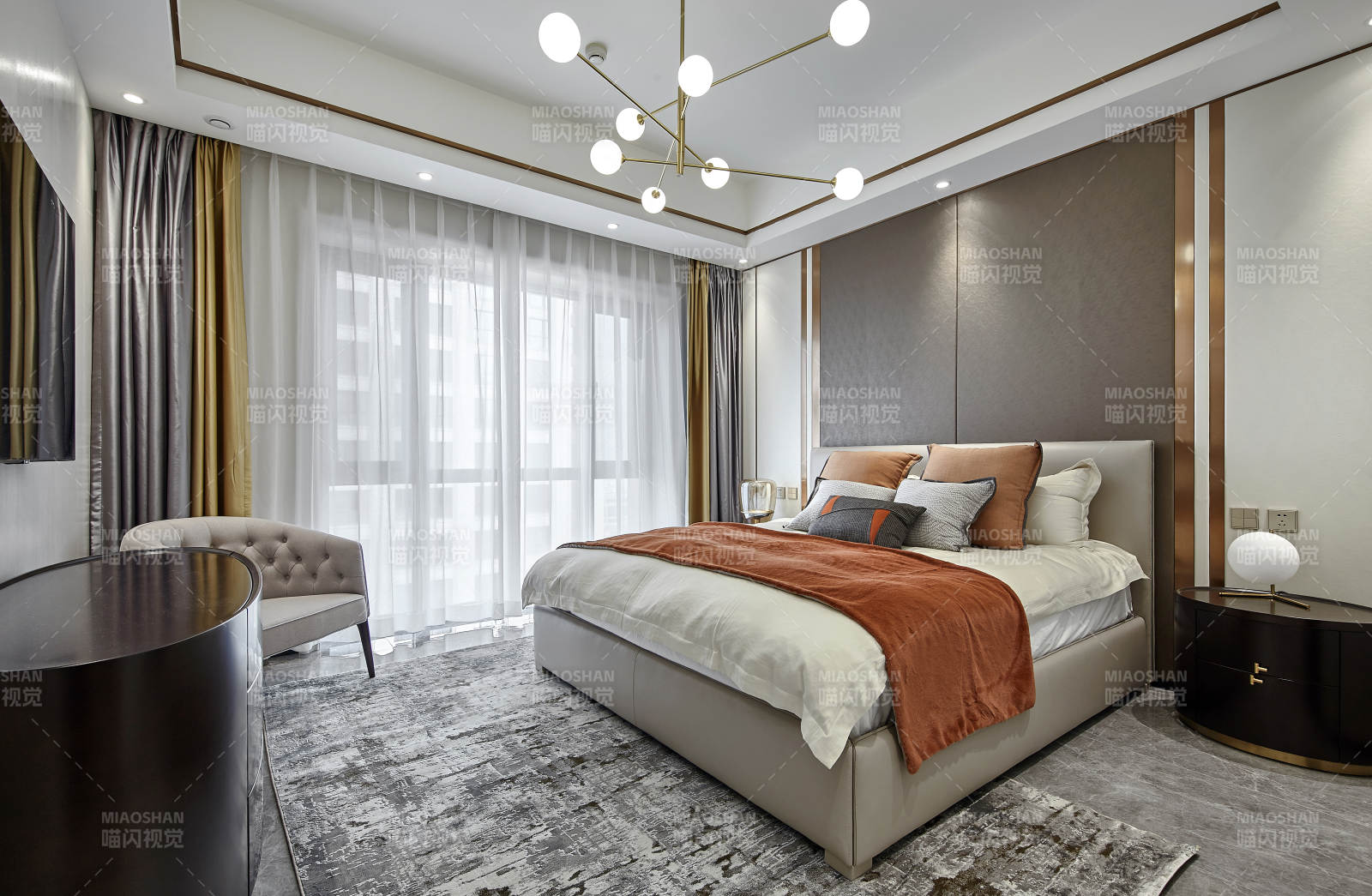 现代简约卧室设计图片